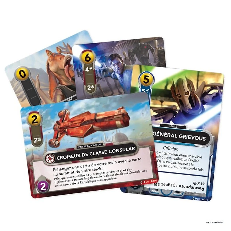 Star Wars - The Deck Building Game - Clone Wars (French) 