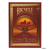 Cartes à jouer - Bicycle - Roi lion