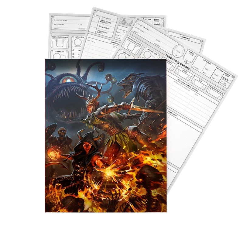 Dungeons & Dragons 5th edition - Character Sheets - 2024