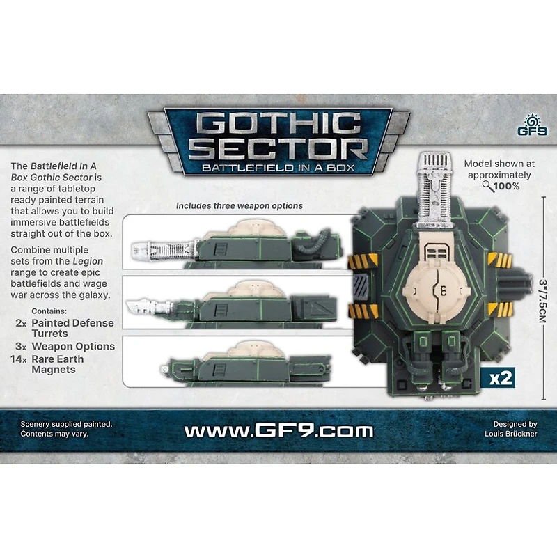 Battlefield in a Box - Gothic Sector - Legion - Defense Turrets