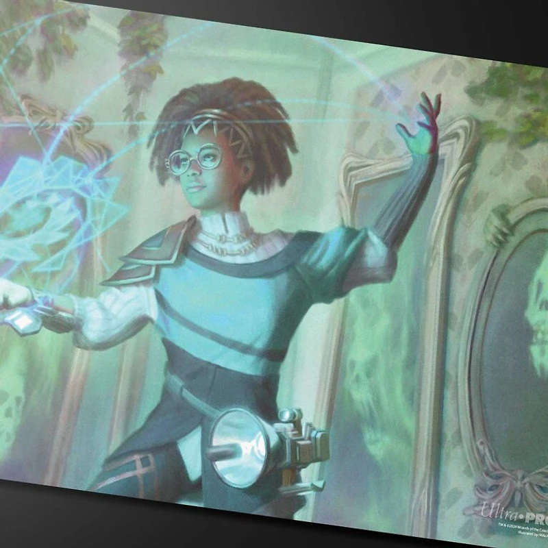 (UP) - Playmat - Duskmourn - Zimone, Mystery Unraveler*