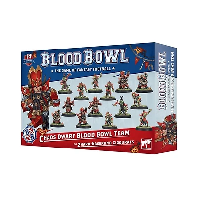 Blood Bowl - Zharr-Naggrund Ziggurats - Chaos Dwarf Blood Bowl Team (A