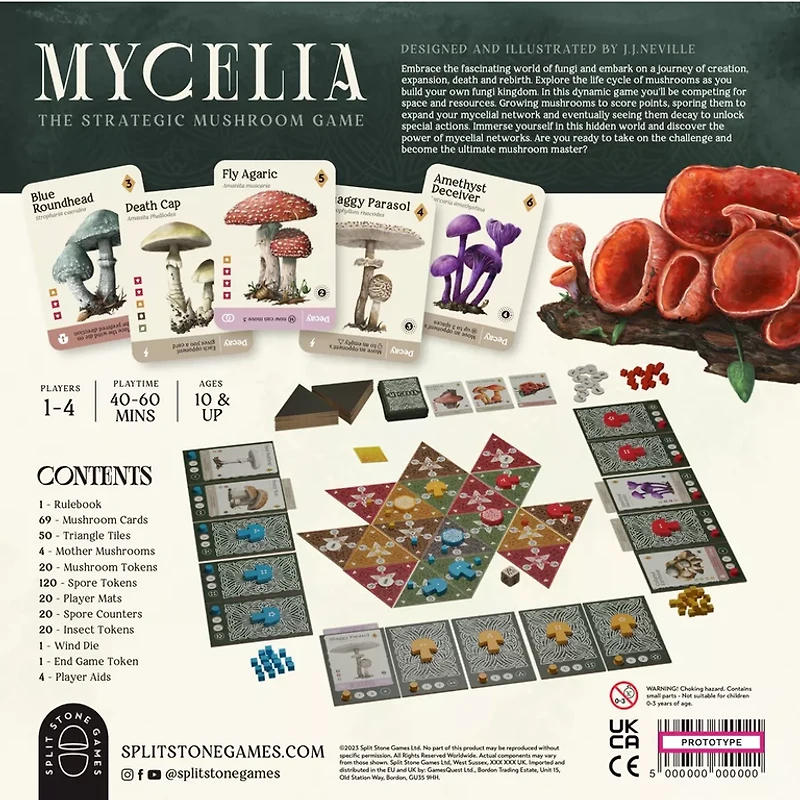 Mycelia - The Strategic Mushroom Game (English)
