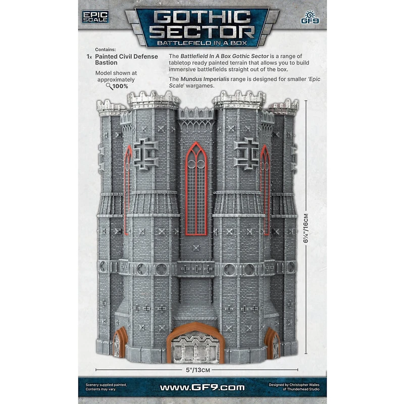 Galeforce Nine Battlefield in a Box - Gothic Sector - Mundus Imperialis - Civil Defense Bastion