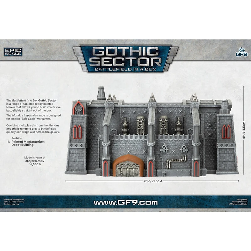 Galeforce Nine Battlefield in a Box - Gothic Sector - Mundus Imperialis