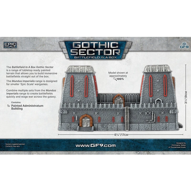 Galeforce Nine Battlefield in a Box - Gothic Sector - Mundus Imperialis - Administratum