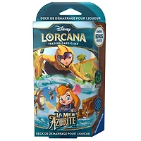 Disney Lorcana - La mer d'Azurite - Deck de démarrage - Émeraude/Saphir (Français)