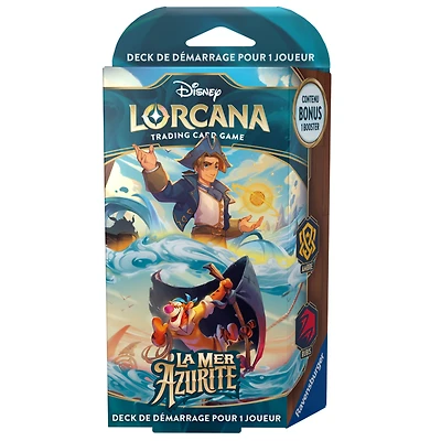 Disney Lorcana - La mer d'Azurite - Deck de démarrage - Ambre/Rubis (F