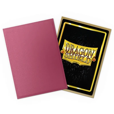 (Dragon Shield) Matte Dual Sleeves - Pomegranate & Gold - 100 Unités -