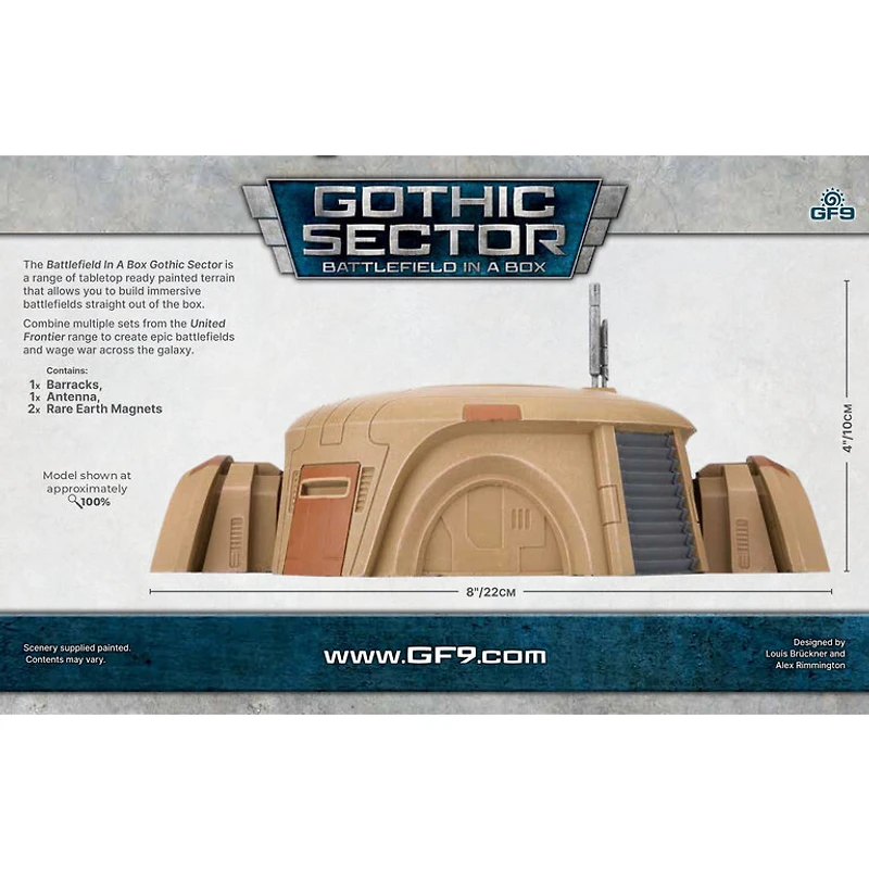 Battlefield in a Box - Gothic Sector - United Frontier - Barracks
