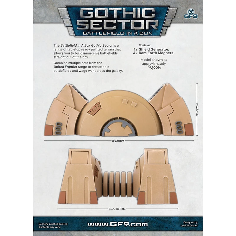 Battlefield in a Box - Gothic Sector - United Frontier - Shield Generator