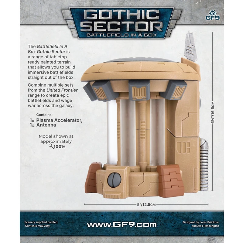 Battlefield in a Box - Gothic Sector - United Frontier - Plasma Accelerator