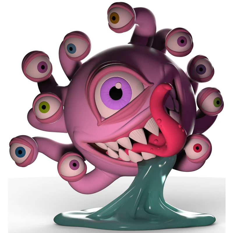 Kidrobot Resin - D&D Beholder 7" Glow-in-the-Dark