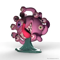 Kidrobot Resin - D&D Beholder 7" Glow-in-the-Dark