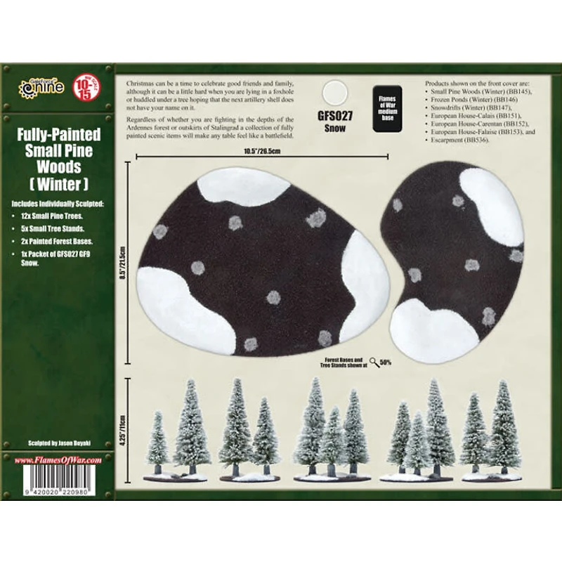 Battlefield in a Box - Small Pine Wood - Winter