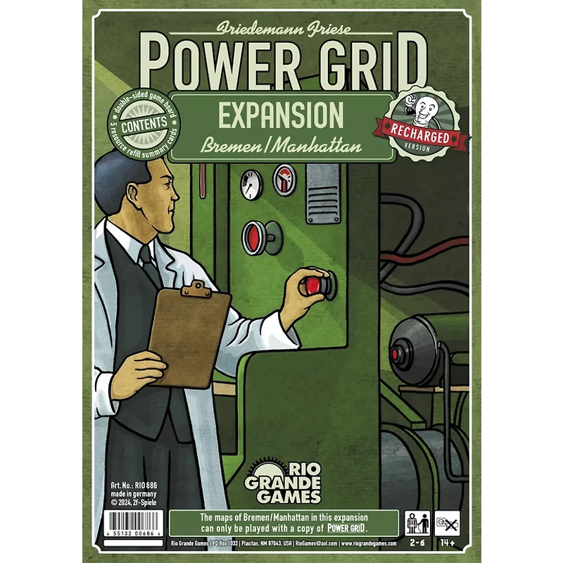 Power Grid - Bremen/Manhattan (Anglais)