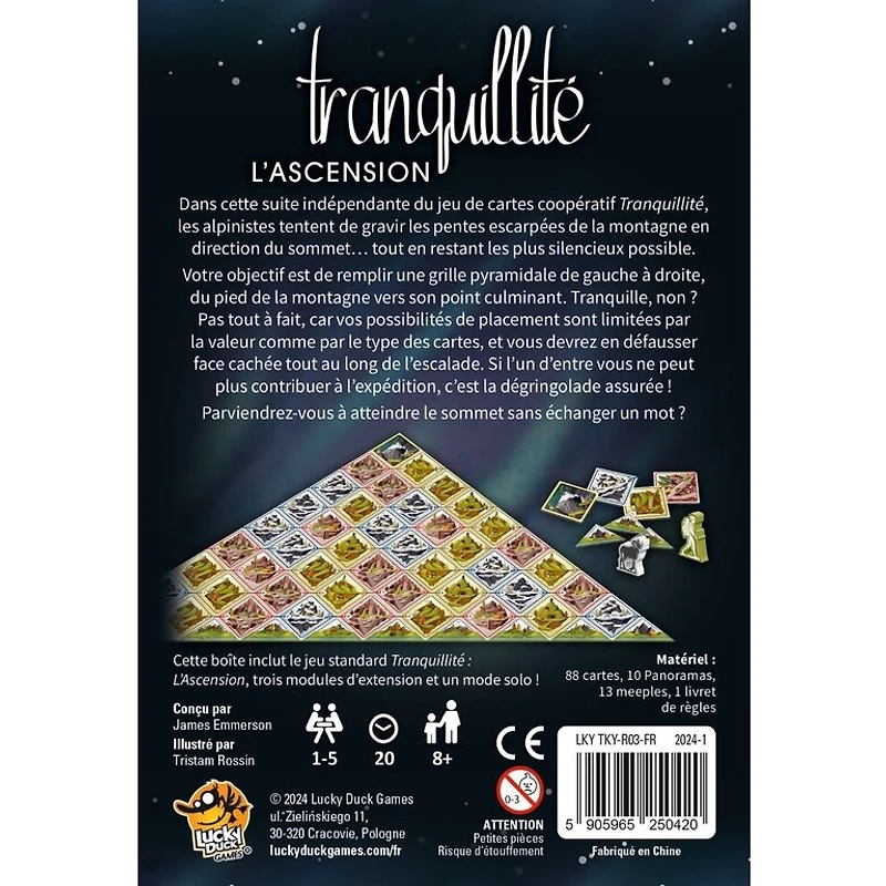 Tranquillité - L'ascension (Français)