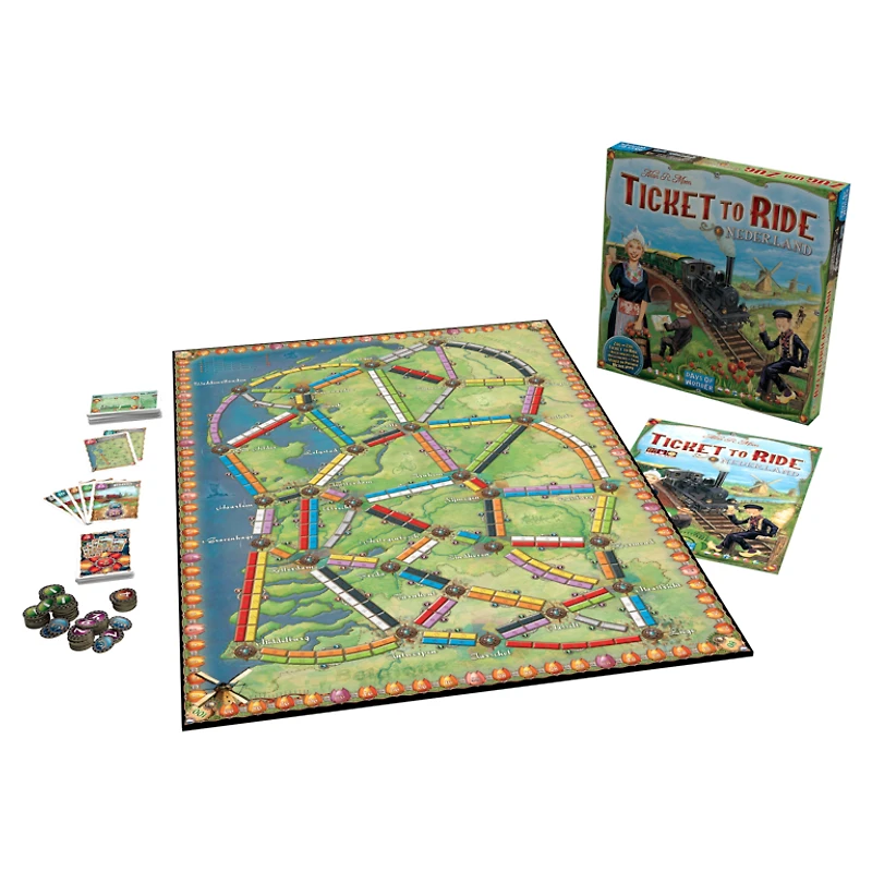 Ticket to Ride - Map #4 - Nederland (Multilingue)