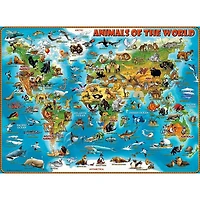 Animaux autour du monde - 300 pièces XXL
