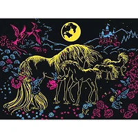 Licornes au clair de lune - 100 pièces XXL