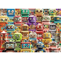 Retro Robots - 500 pièces Large