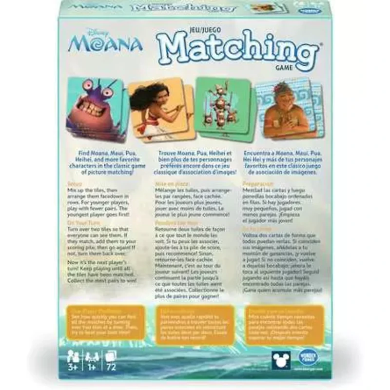 Matching - Moana (Multilingue)