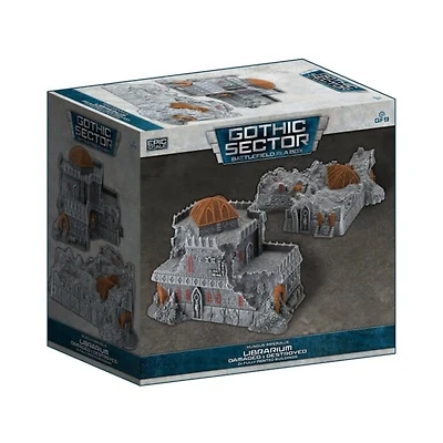 Battlefield in a Box - Gothic Sector - Mundus Imperialis - Librarium - Damaged and Destroyed - 2 Units