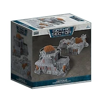 Battlefield in a Box - Gothic Sector - Mundus Imperialis - Librarium - Damaged and Destroyed - 2 Units