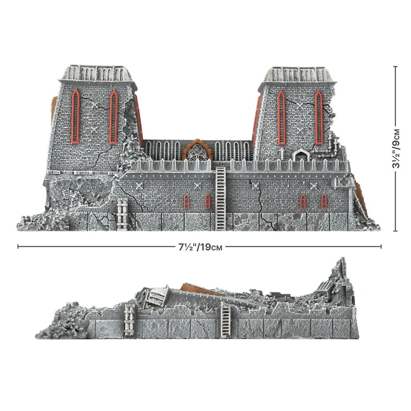 Battlefield in a Box - Gothic Sector - Mundus Imperialis - Administratum - Damaged and Destroyed - 2 Units