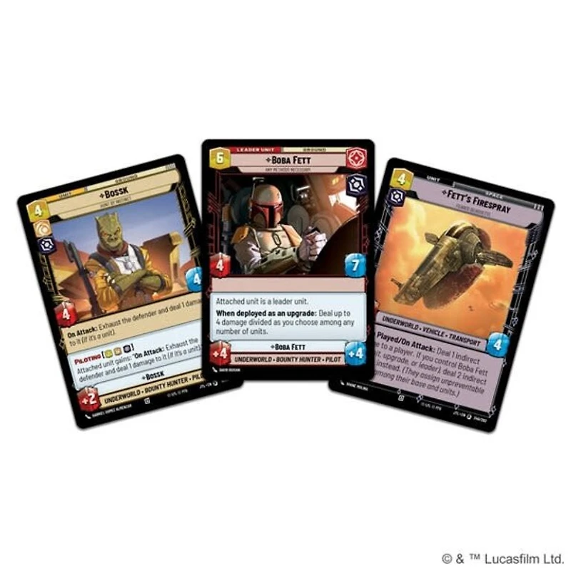 Star Wars Unlimited - Jump to Lightspeed - Starter Deck - Boba Fett (Anglais)