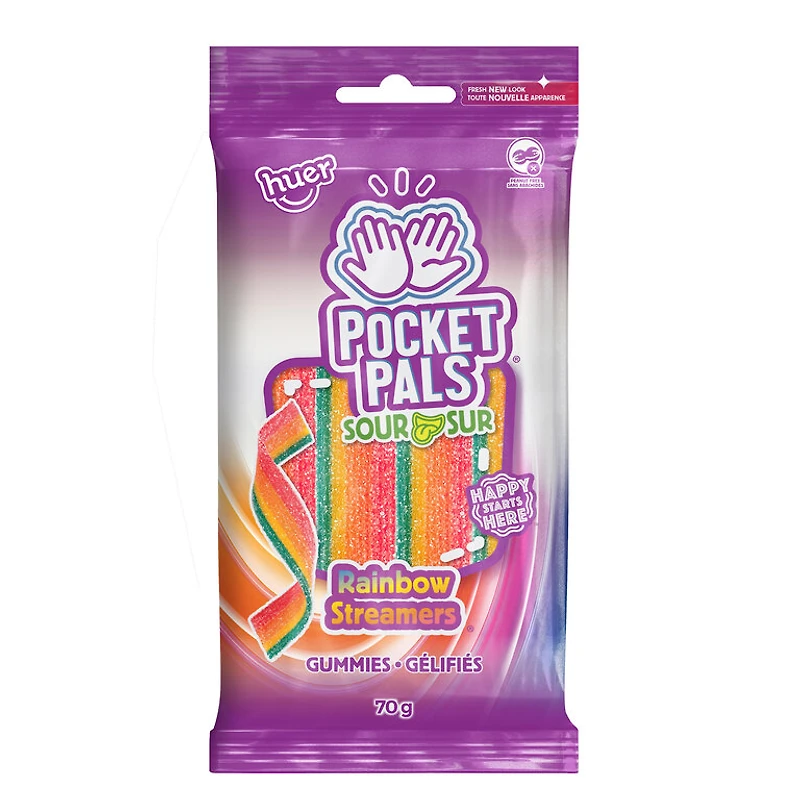 Pocket Pals - Rainbow Streamers sures - 70g