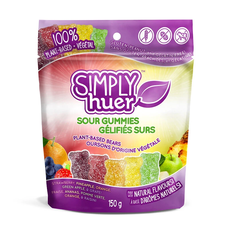 Simply Huer - Oursons d'origine végétale surs - 150g