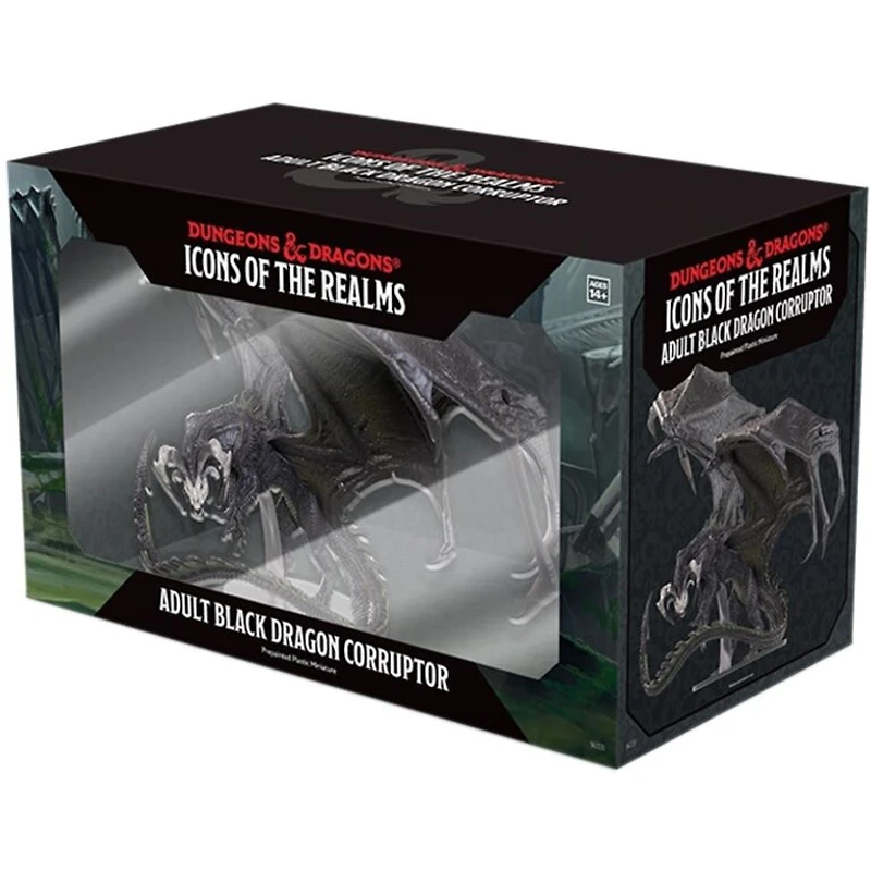 D&D - Icons Of The Realms - Adult Black Dragon Corruptor