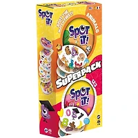 Spot it - Super Pack - Animals et 1,2,3 (Multilingue)