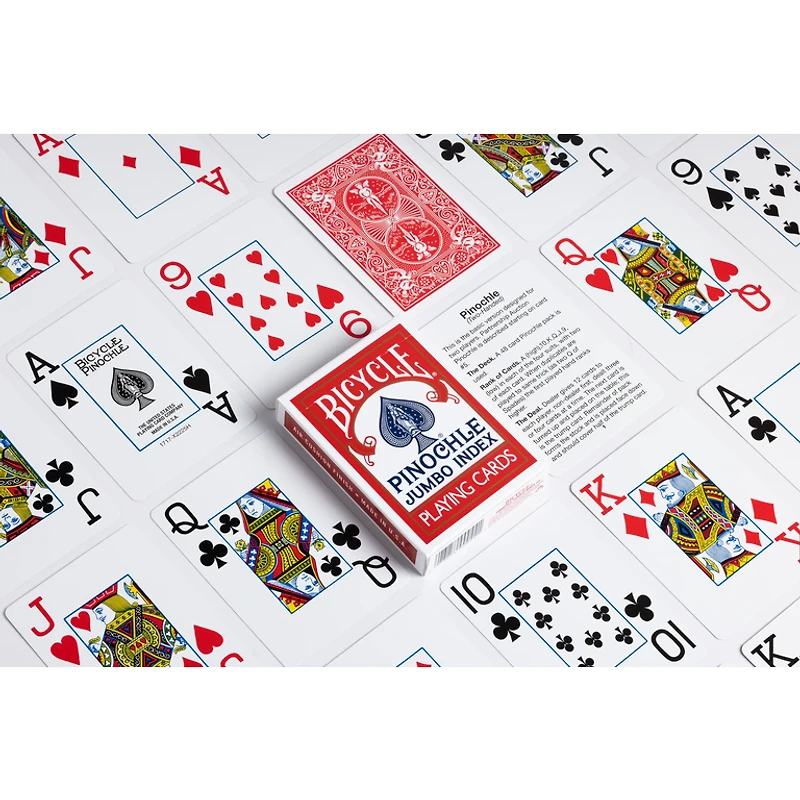 Cartes à jouer - Bicycle - Pinochle - Jumbo Index