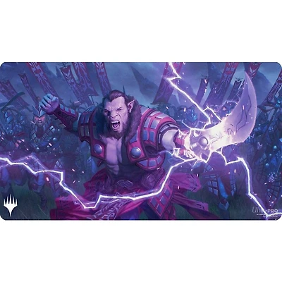 (UP) - Playmat - Return to Tarkir - Zurgo Stormrender*