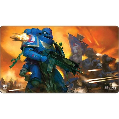 (UP) Playmat - Warhammer 40K - Stitched - Space Marine Adeptus Astartes
