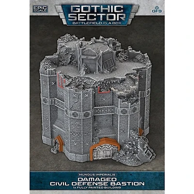 Battlefield in a Box - Gothic Sector - Mundus Imperialis - Civil Defense Bastion Damaged