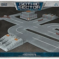 Battlefield in a Box - Gothic Sector - Mundus Imperialis - Highways - 12 Pieces