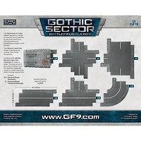 Battlefield in a Box - Gothic Sector - Mundus Imperialis - Roads - 12 Pieces
