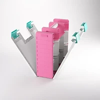 (Gamegenic) Game Castle - Pink/White/Teal