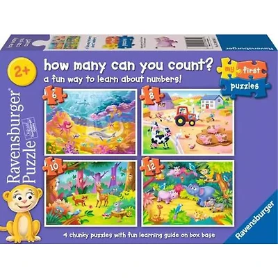 How Many Can You Count - 6,8,10 et 12 pièces
