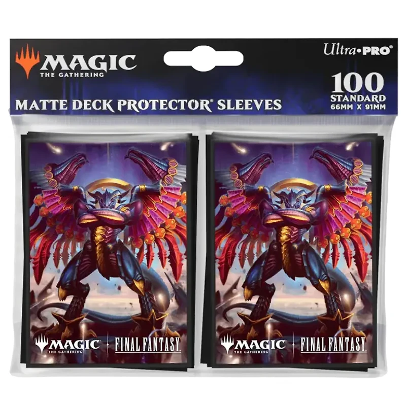 (UP) MTG Sleeves - Summon: Bahamut - 100 Unités - 63.5mm x 89mm*