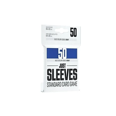 (Gamegenic) Just Sleeves - Standard - Blue - 50 unités - 66mm x 92mm