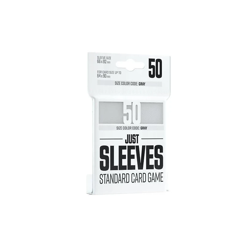 (Gamegenic) Just Sleeves - Standard - White - 50 unités - 66mm x 92mm