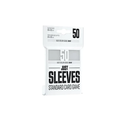 (Gamegenic) Just Sleeves - Standard - White - 50 unités - 66mm x 92mm