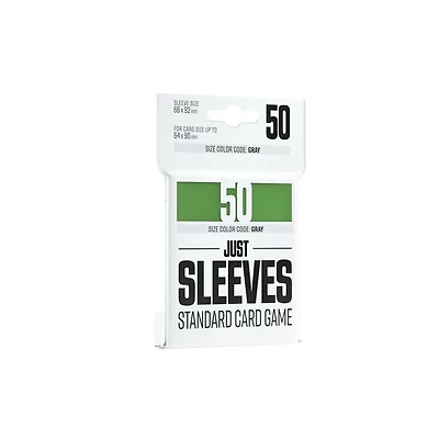 (Gamegenic) Just Sleeves - Standard - Green - 50 unités - 66mm x 92mm
