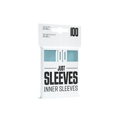 (Gamegenic) Just Sleeves - Inner Sleeves - 100 unités - 64mm x 89mm