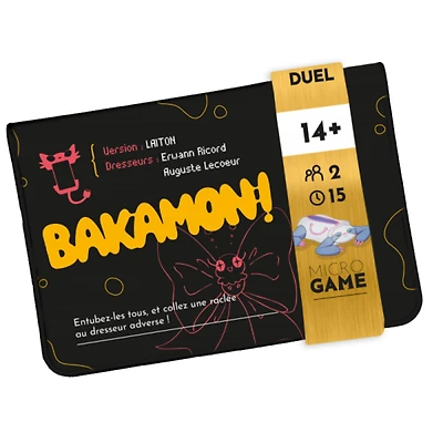 Microgame - Bakamon - Version Laiton (Français) [PRÉCOMMANDE]