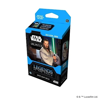Star Wars Unlimited - Legends of the Force - Spotlight Deck - Qui-Gon Jinn 